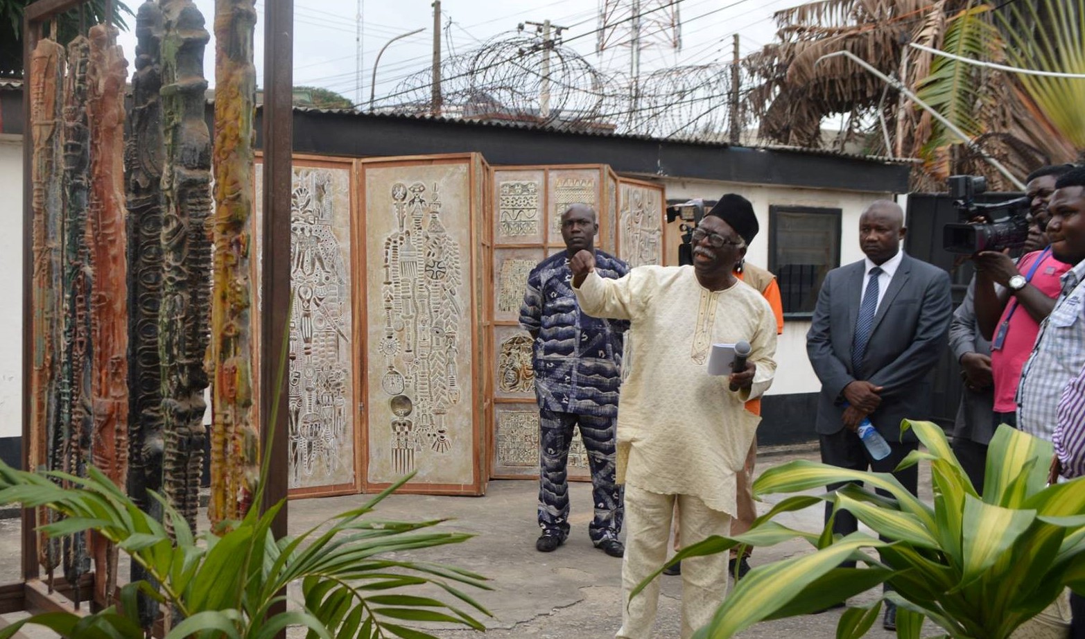 Onobrakpeya Art Exhibition opening (2)