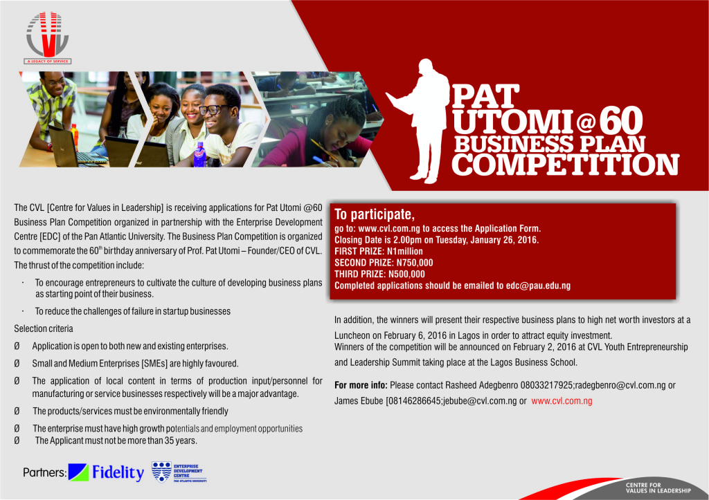 PAT UTOMI BUSINESS PLAN COMPETIOON-FINAL COPY