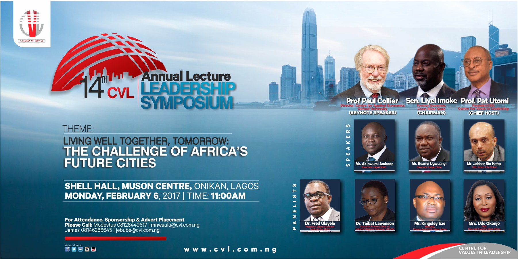 14th CVL Annual Lecture 2017