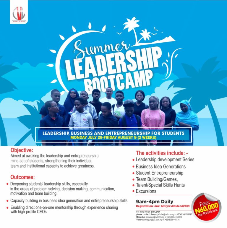 CVL Summer Leadership Bootcamp 2019